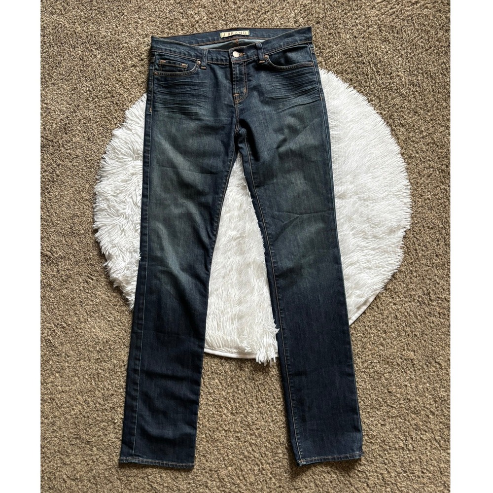 J Brand Cigarette Leg Dark Wash Slim Jeans Womens Size 28